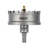 Mollom (3-1/4''|83mm) Heavy Duty Carbide Hole Saw with 2 Pilot