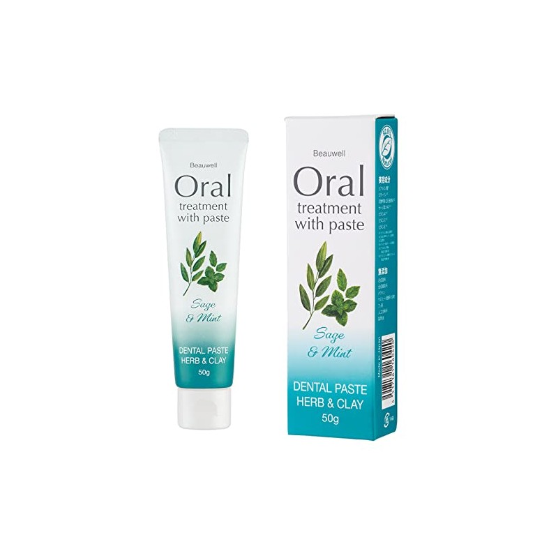 Dental Paste, Herb & Clay, Sage & Mint, 1.8 oz