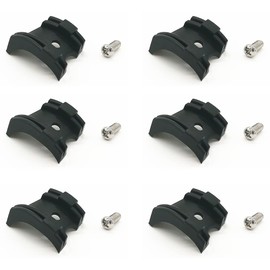 6 Pcs Shifter Cable Holder Clip Road Bike Anti Friction Bottom Bracket Tube Housing Routing Guide Slot Clip with Screws for Front Rear Shifter Brake Guiding Road Bike
