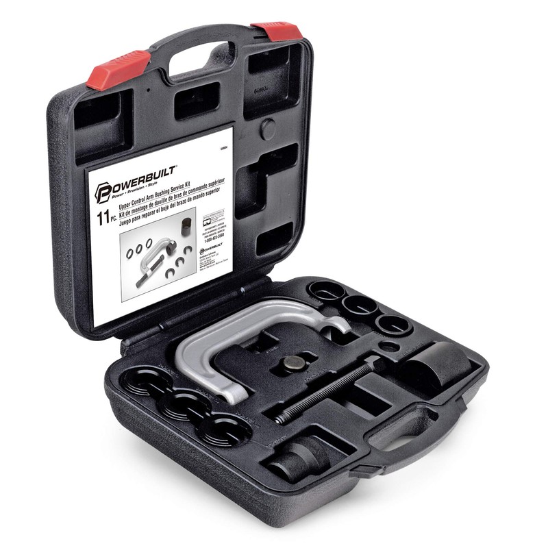 Powerbuilt Upper Control Arm Bushing Service Tool Set for Ford,