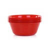 Mintra Home Snack Bowls (Medium 6pk (1.8L), Red)
