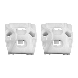 JNNJ Pack of 2 Car Window Regulator Clip Compatible with Left and Right, Car Window Regulator Clips Replacement Plastic, Window Regulator Clip for Left Electric Window Regulator Front