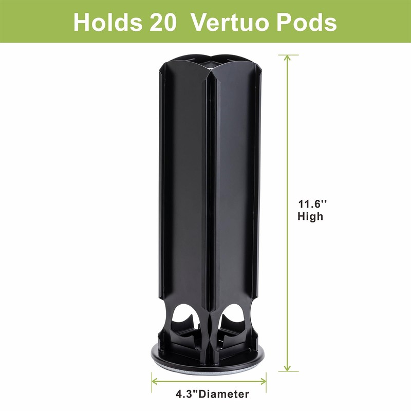 ZCDCP Nespresso Pod Holder for Vertuo Pod Holder Carousel Stand