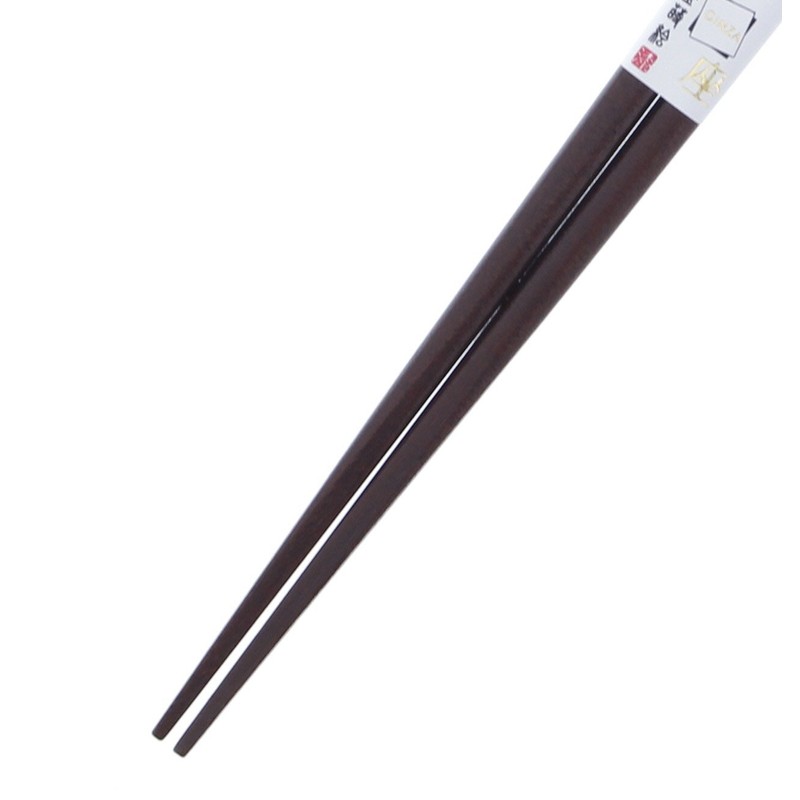 Wooden Chopsticks (Natural Wood), Lacquer, Tip Angle, 9.1 inches (23