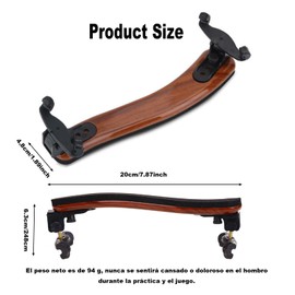 XINYUICEAN Almohadilla Violín 4/4-3/4 Tamaños, Resto de Hombro Violín Soportes de Hombro/Mentoneras para Violín Violín Arce Hombro Resto Hombrera Piano Resto Aoporte para Violin Shoulder Rest Violin