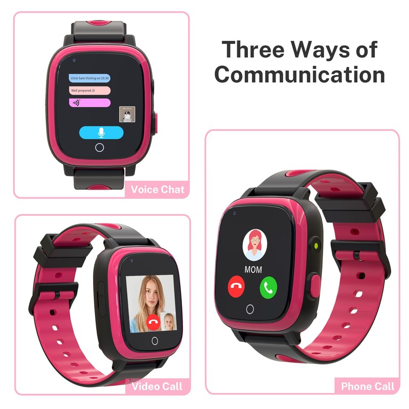 4G Kids Smart Watches Girls Call and Text, GPS Watch