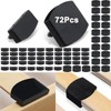 72PCS Plastic Bed Slat Caps, Side and Center Bed Slats