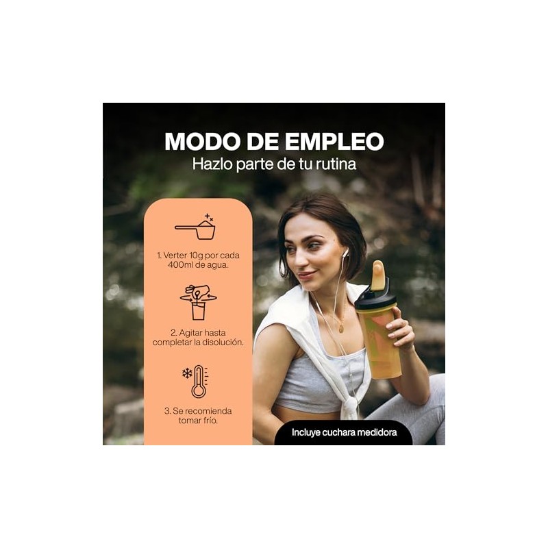 Ion Recover Electrolitos Polvo Actividad Deportiva Diaria Natural Lisina Espirulina
