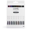 COPIC Multiliner Set "Colors", 10 Fineliner Pens in Various Colours,