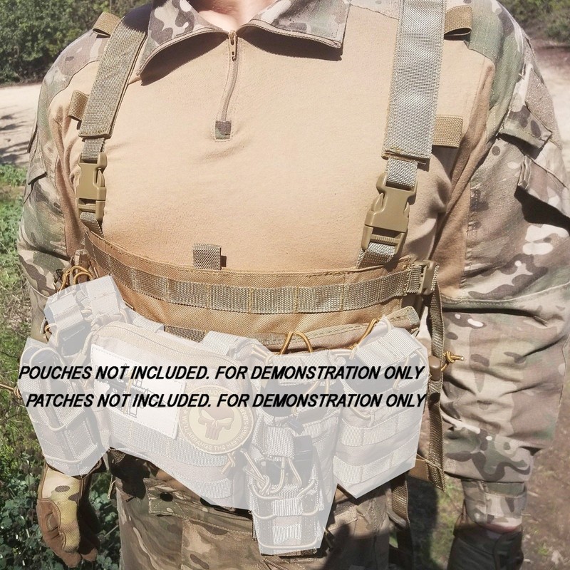 Lancer Tactical 1000D Nylon QD Chest Rig and Backpack Combo