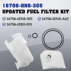 16706-HN8-305 Updated Fuel Filter Kit Compatible with Honda Rancher 420 TRX420 2007-2013 Replaces 16706-HN8-A62 16706-HR0-F01