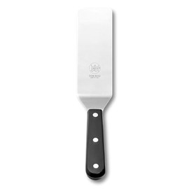 DUE BUOI Narrow Spatula dimension 2” X 6” 1/3. Hardened stainless steel. Professional quality restaurant. Kitchen bbq grill griddle pastry. Full Tang Triple Riveted.