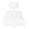 Baby Duvet Quilt 120x90 cm + Flat Pillow All Seasonal