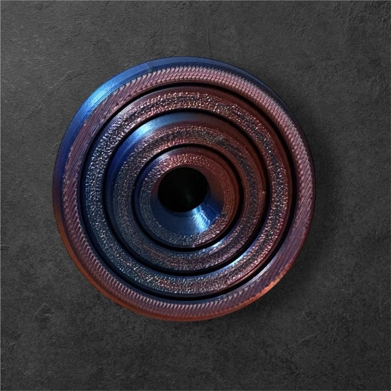 4 Ring fidget spinner:_Black