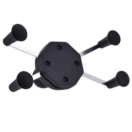 iSaddle Rubber Cap for X-Grip Mount Holder Compatible with RAM Bicycle Motorcycle Phone Holder Stand - Non-Slip Phone Mount Bracket Cap Replacement for X-Grip Rubber Cap RAP-UN-CAP-4U (4PCS Black)