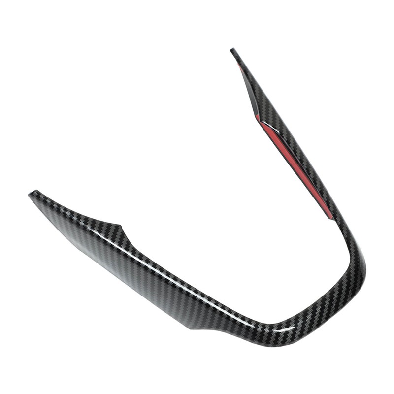 Steering Wheel V Shape Trim Panel Carbon Fiber Style Frame