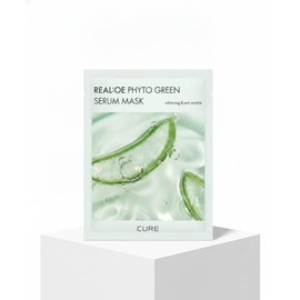 KIMJEONGMOONALOE Lassence Loe Cure Phyto Green Serum Mask (10 sheets) 1411022 FREE / KIMJEONGMOONALOE 라센스 로에 큐어 피토그린 세럼 마스크(10매) 1411022 FREE