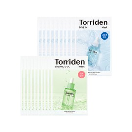 Toriden (Hyundai Hmall) 2 Types Set Dive-in Mask 27ml 10 Sheets + Cica Mask 25ml 10 Sheets