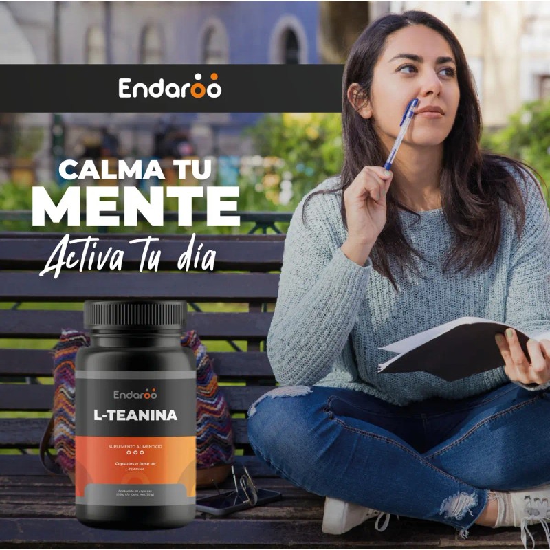 Teanina 500 Cápsulas