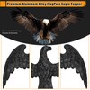 FRF FLAG Black Eagle Head for Decorating Outdoor Flagpoles, Made