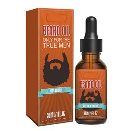 Beard Growth Oil, Men's Beard Oil Serum, Stimulates Beard, Improves Beard Health, Strengthens the Hair Root and Promotes Fast Beard Growth for Longer, 30 ml Serum (1)