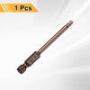 sourcing map Flat Hex Head Drill Bit H3.0 (3mm) Magnetic