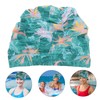 BIUDECO Women's Swim Cap Adjustable Fit Elasticity Bathing Hat for