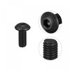 sourcing map M5x12mm Hex Socket Button Head Cap Bolts Screws