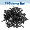 ANCHOREASE #8×5/8″ Sheet Metal Screws 100Pcs, 410 Stainless Steel Black