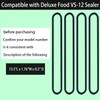 ziHenryDa 4 Pack Foam Replacement Gaskets compatible with Deluxe Food