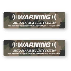 Reflective Sticker Workshop SG21 Anti-Theft Sticker Camouflage 2 Piece Set Retroreflective, Weather Resistant 5 Years SG21camo(2)