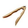 NutCracker, Stainless Steel Gold Nut Cracker Tool Crab Cracker Portable