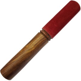 KPAVIR Singing Bowl Mallet Sound Bowl Stick Buddha Meditation Bowl Mallet Tibetan Singing Bowl Acceessory (Red, Size:- 7 Inch)