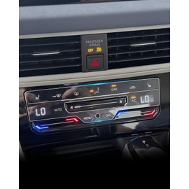 YEE PIN 2025 Jetta Screen Protector Climate Control Cover for 2025 VW Jetta S/Sport/SE/SEL/GLI Climate Control Display for 2025 VW Jetta Accessories Nano Clear Protective Film 2 Pack