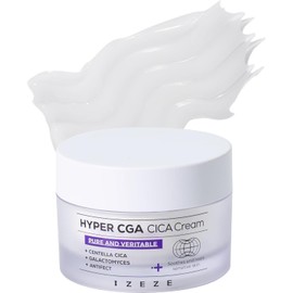 IZEZE Hyper CGA Cica Cream Acne Prone Moisturizer, Blemish, Soothing Cream, Redness Relief for Face, Centella Calming Gel, Korean Skincare for Sensitive Skin, Gentle and Lightweight, 1.69 fl.oz