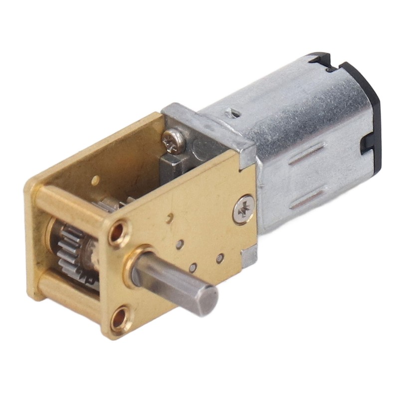 12V DC Geared Motor with Fixed Base Single Shaft Brushed