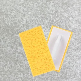 Nichiyo - Rodillo de pintura de esponja grande para pintar textura con mango y pincel de textura para acabado sintético de pared, herramientas de textura artística para decoración del hogar (RSL02B)