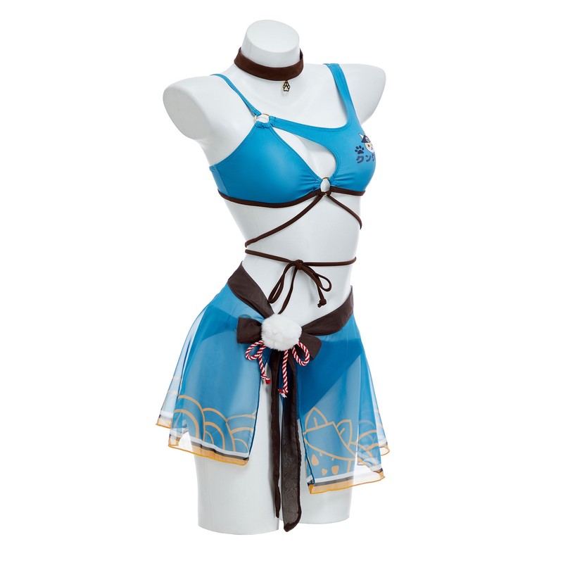 Haikyuu - Traje de baño de dos piezas con falda