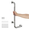 L-Shaped Grab Bars for Shower, 24x12 Inch Stainless Steel Grab