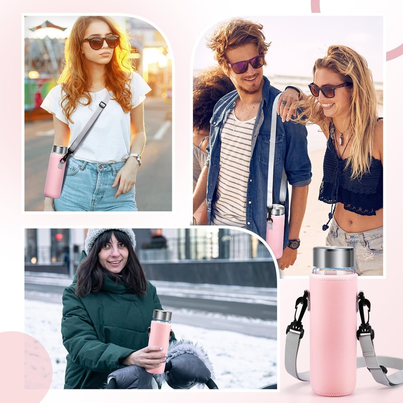 FillTouch Water Bottle Holder Water Bottle Bag Carrier Neoprene Portable