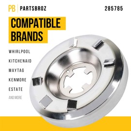 DIY Tips Included - 285785 Clutch Assembly by PartsBroz - Compatible Kenmore Maytag Roper Whirlpool Washing Machine - Replaces AP3094537 EA334641 PS334641 - Includes Brake Cam Driver, Spring