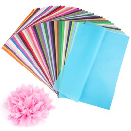 Colourful tracing paper, 400 sheets, 40 colours, tissue paper, colourful, DIN A4, parchment paper, colourful, 14 g/m², colourful tracing paper for crafts, scrapbooking, card making, DIY (20 x 29 cm)