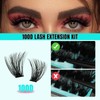 Lash Clusters 320pcs Multipack, 100D Mixed Tray DIY Eyelash Extension