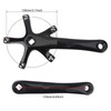1Pair 170MM Mountain Road Bike Alloy Single Crankset Repair Parts