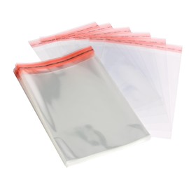 Film Case, Plastic Case, DIN C 6, 120 x 162 mm, 30 mm + Flap for Greeting Cards, Postcards, Envelopes, Photos, Postcards, Protective Covers, Transparent (Pack of 100)