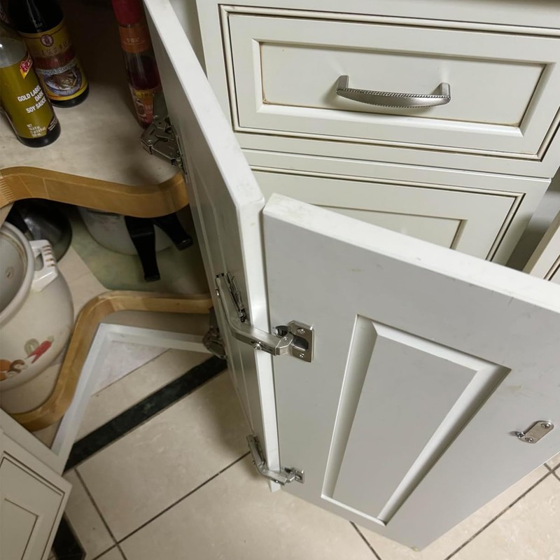 2 Pack Kitchen Cabinet Hinges, 135 Degree Kitchen Door Hinges