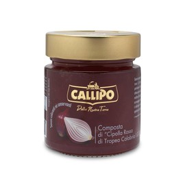Callipo IGP Red Tropea Onions Jam Spread 10.58oz | Calabrian Sweet Tropea Onions Marmalade Ideal With Cheese, Charcuterie, Roasted Meats, Burgers and Sandwiches | 10.58oz (300g) (Pack of 2)