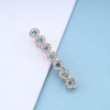 Cimenexe Bohemian Crystal Hair Barrette Rhinestone Hair Clip Gold Cz