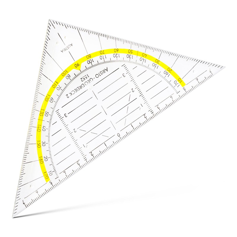 Aristo AR18000B Set Square AR1552 with Matching Geocover Protective Cover