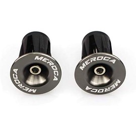 LANODO Bicycle Bar End Caps Road Bike Handle End Caps 1 Pair Anti-Slip Lightweight Durable Aluminum